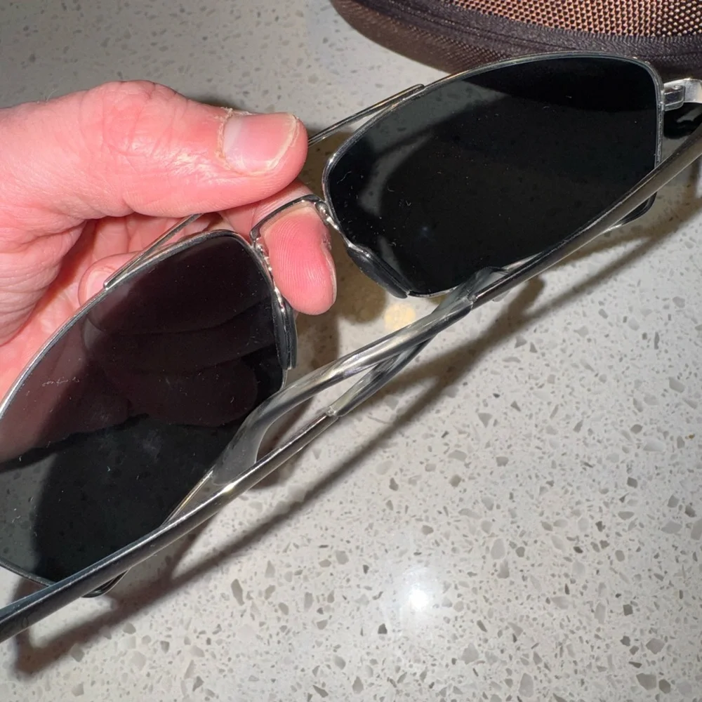 Maui Jim Sandlewood MJ 217 17 Metal Frame + Grey Sunglasses 64 15-139 Silver